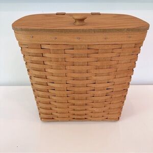 NEW Longaberger mail bag basket with liners